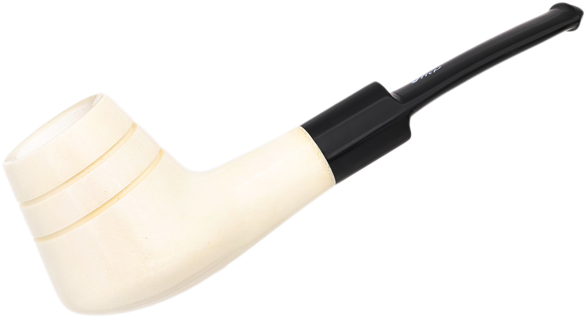 I.M.P. Meerschaum Smooth Bent Brandy (with Case)