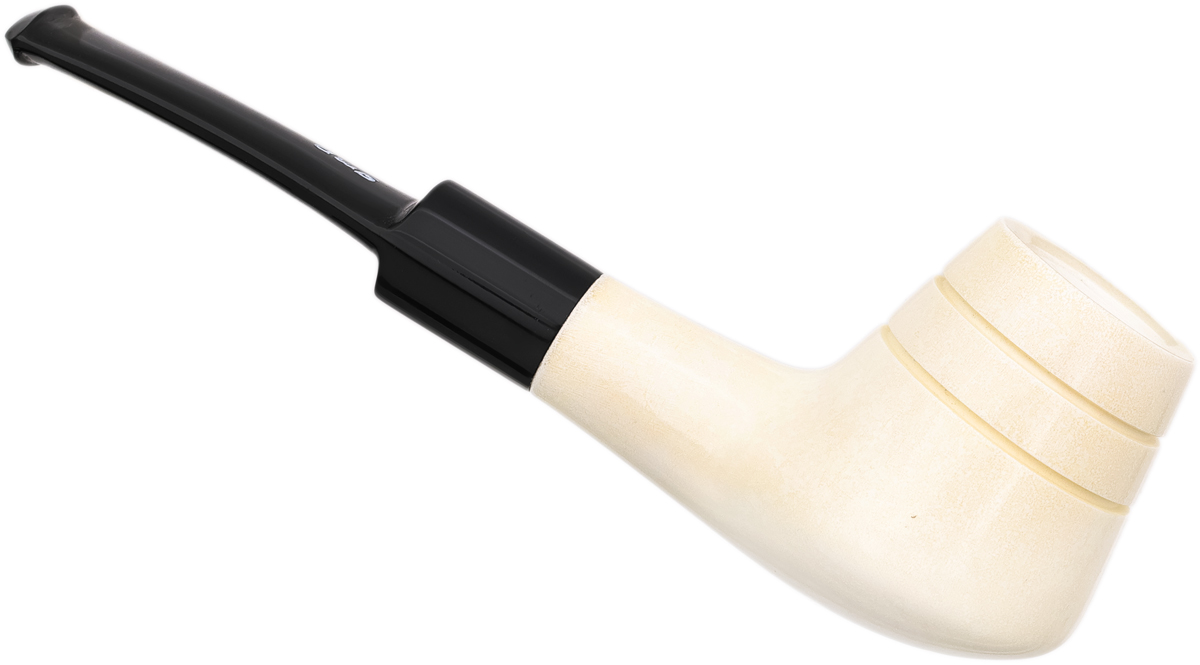 I.M.P. Meerschaum Smooth Bent Brandy (with Case)