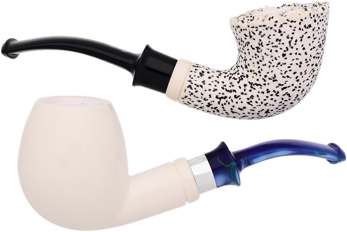 I.M.P. Meerschaum Two Pipe Set (with Case)
