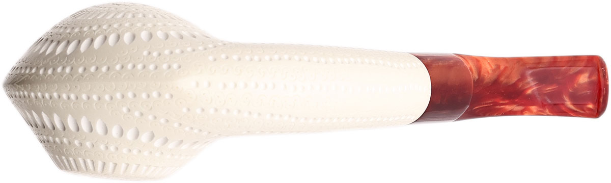 I.M.P. Meerschaum Lattice Blowfish (with Case)