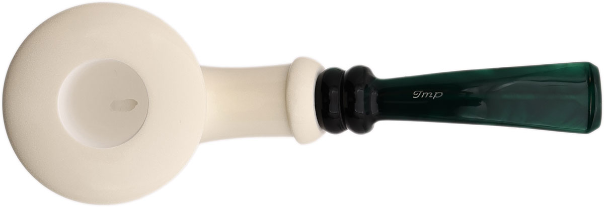 I.M.P. Meerschaum Smooth Bent Dublin (with Case and Churchwarden Stem)