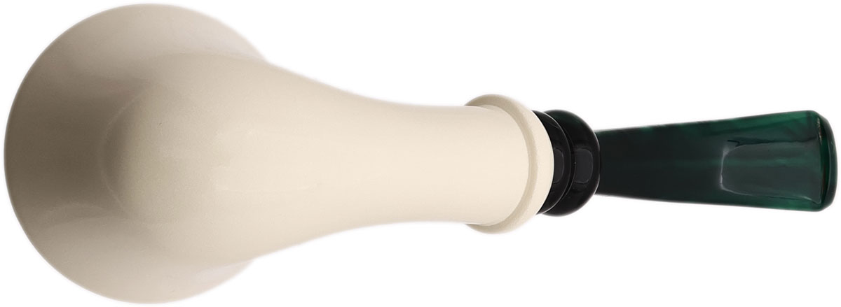 I.M.P. Meerschaum Smooth Bent Dublin (with Case and Churchwarden Stem)