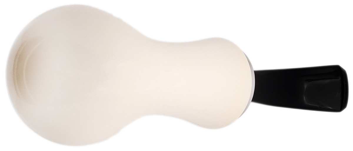I.M.P. Meerschaum Smooth Reverse Calabash Rhodesian with Silver (with Pocket Case and Tamper)