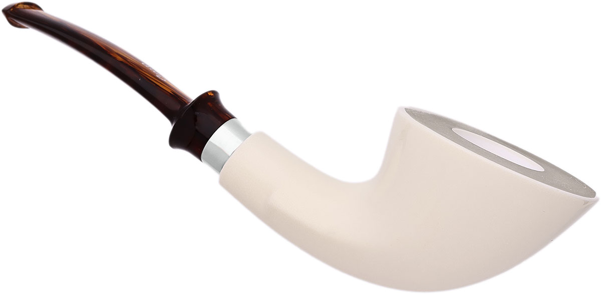 I.M.P. Meerschaum Smooth Bent Dublin (with Case)