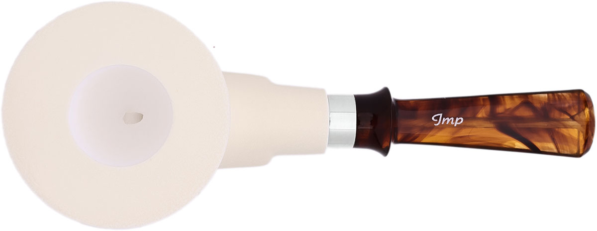 I.M.P. Meerschaum Smooth Bent Dublin (with Case)
