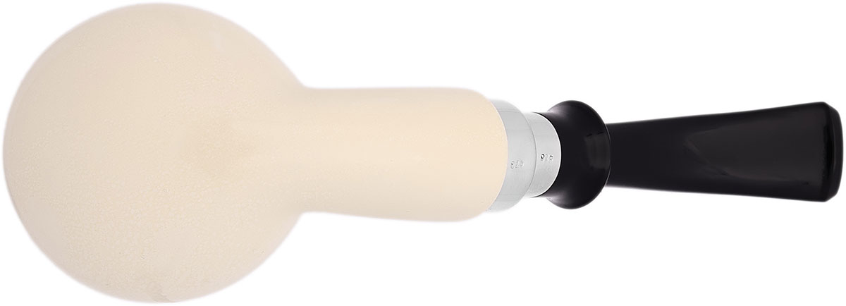 I.M.P. Meerschaum Smooth Bent Apple with Silver (with Case)