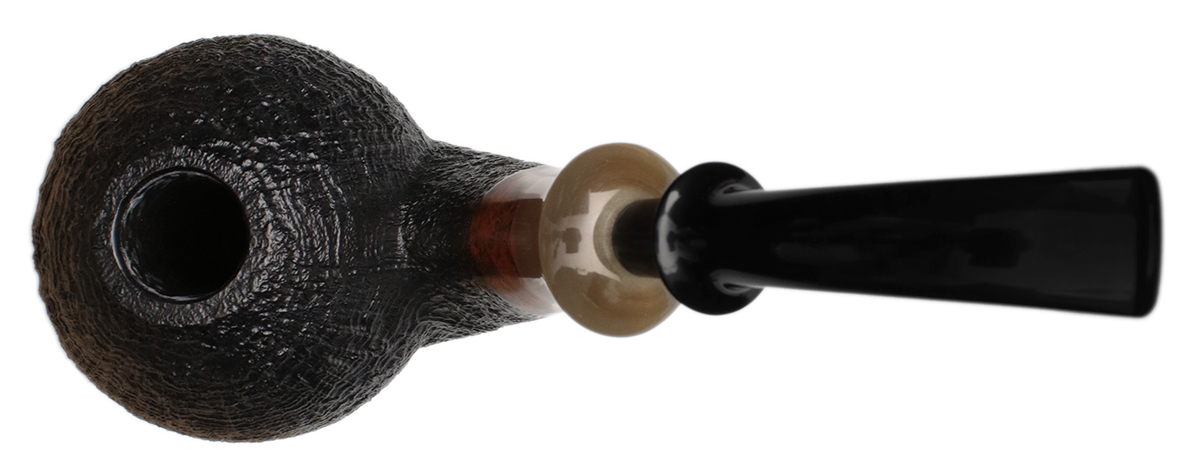 Lasse Skovgaard Sandblasted Oversized Bent Brandy with Horn
