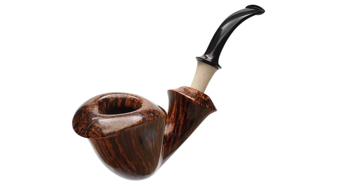 Lasse Skovgaard Smooth Bent Dublin with Moose Antler (Lion)