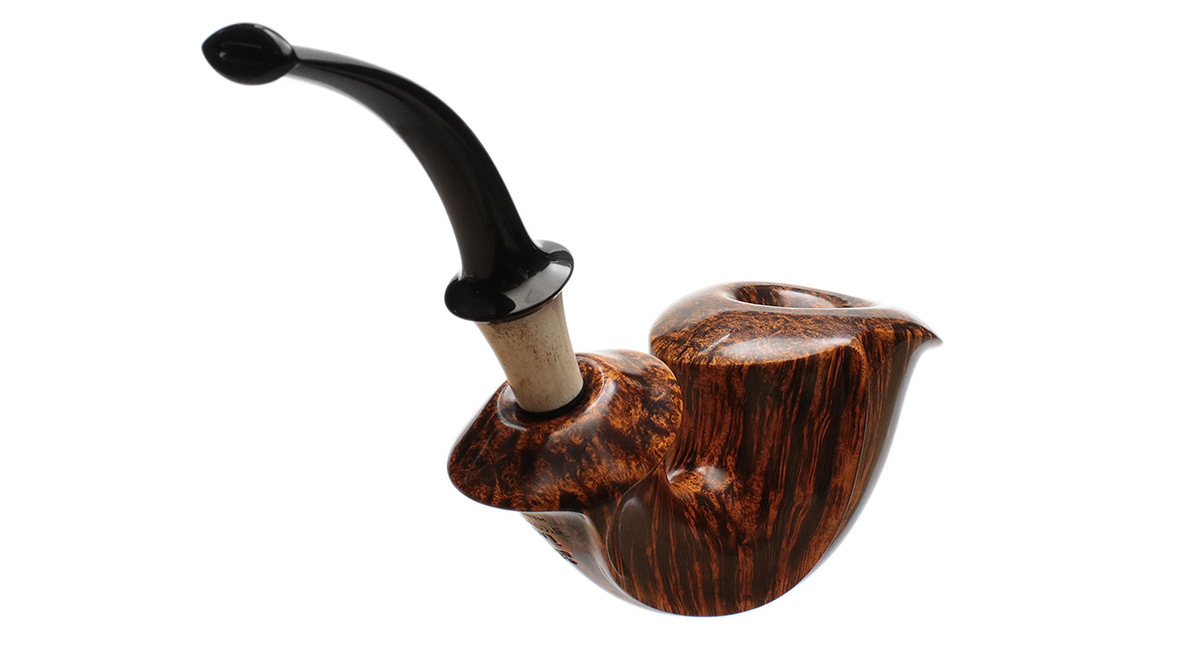 Lasse Skovgaard Smooth Bent Dublin with Moose Antler (Lion)