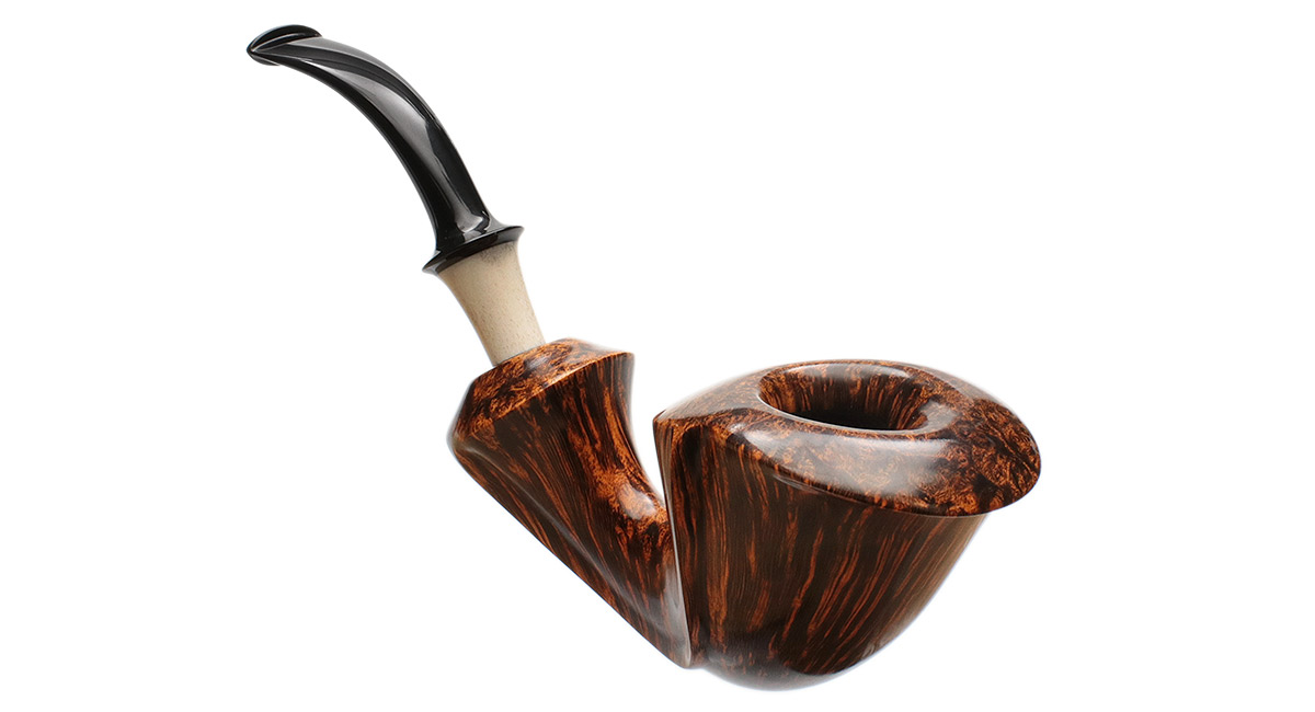 Lasse Skovgaard Smooth Bent Dublin with Moose Antler (Lion)