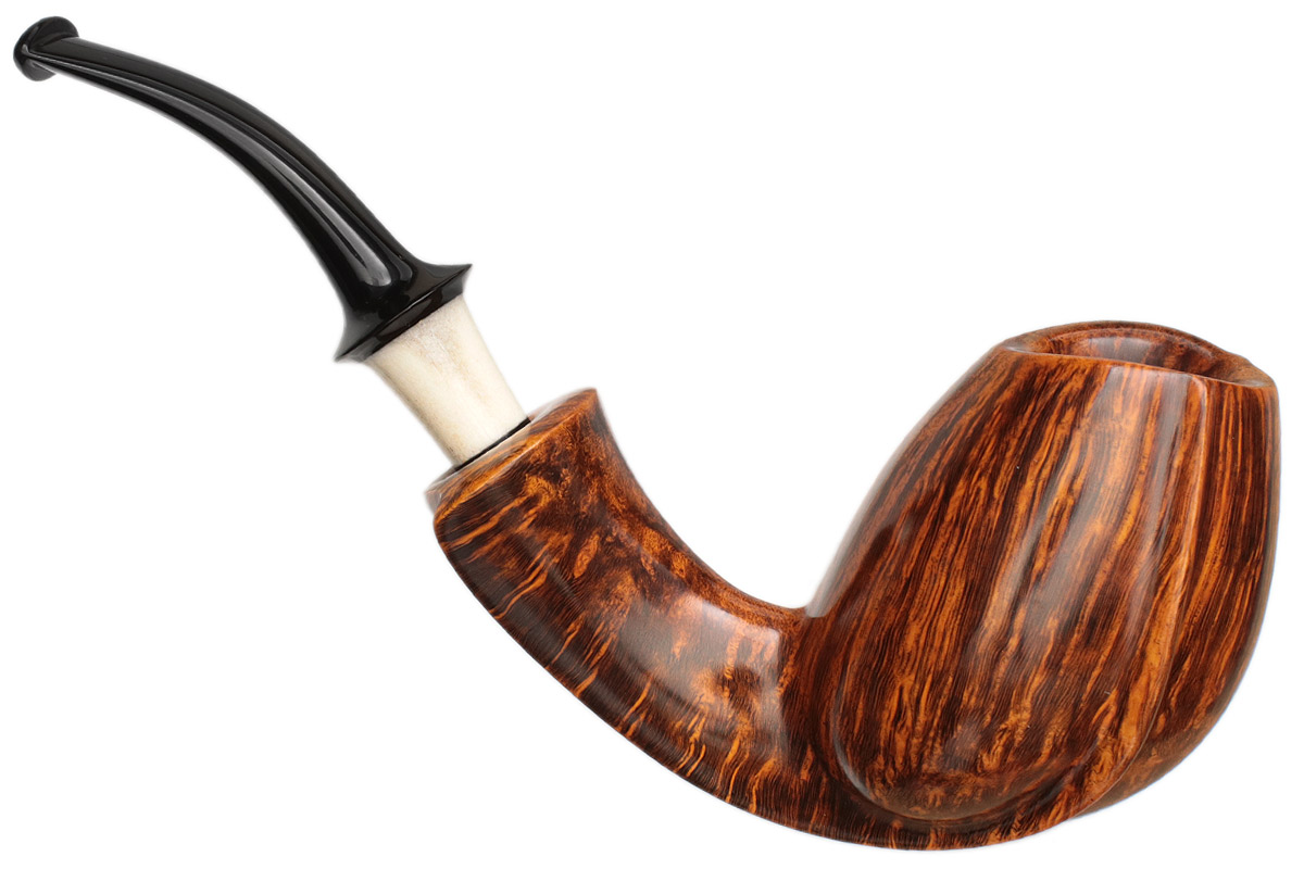 Lasse Skovgaard Smooth Bent Egg with Moose Antler (Lion)