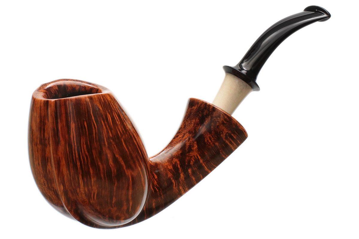 Lasse Skovgaard Smooth Bent Egg with Moose Antler (Lion)