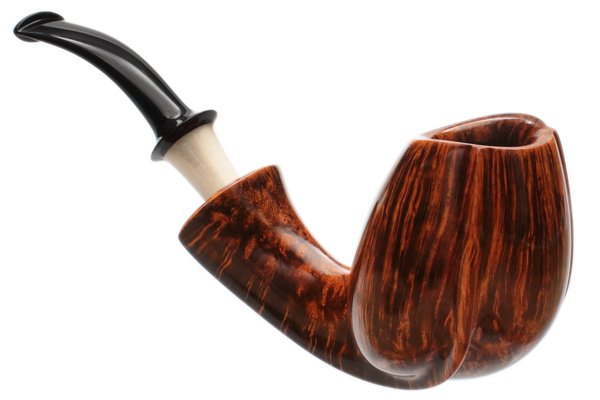 Lasse Skovgaard Smooth Bent Egg with Moose Antler (Lion)