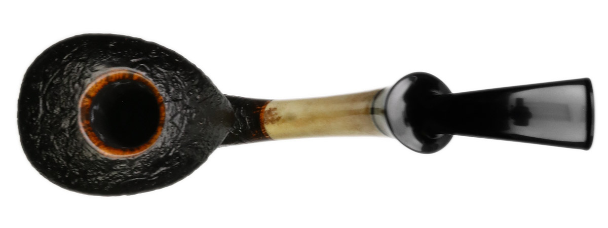 Lasse Skovgaard Sandblasted Mushroom Sitter with Bone and Horn