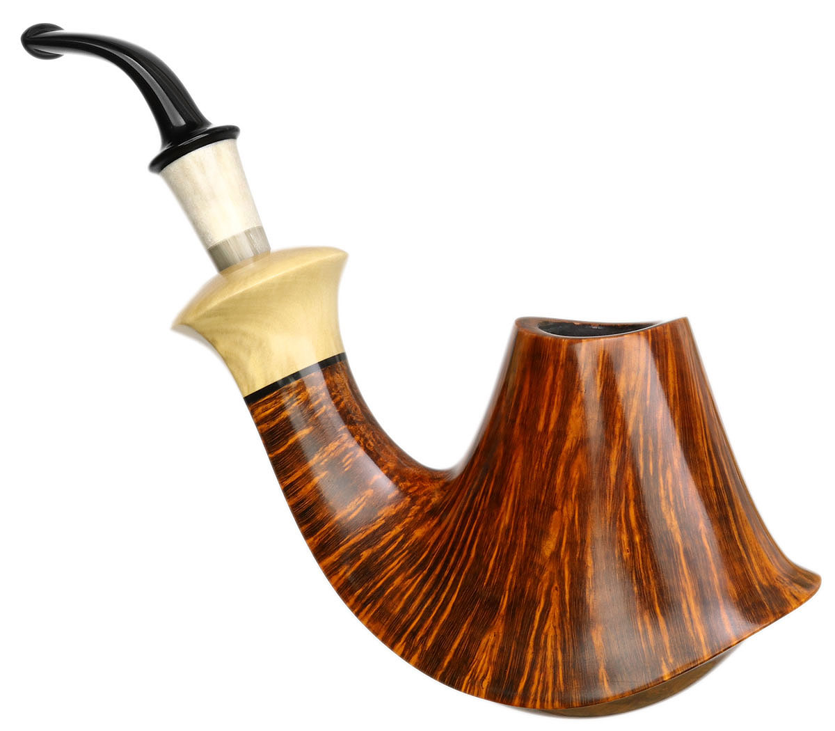 Lasse Skovgaard Smooth Volcano with Boxwood, Antler, and Horn (Lion)