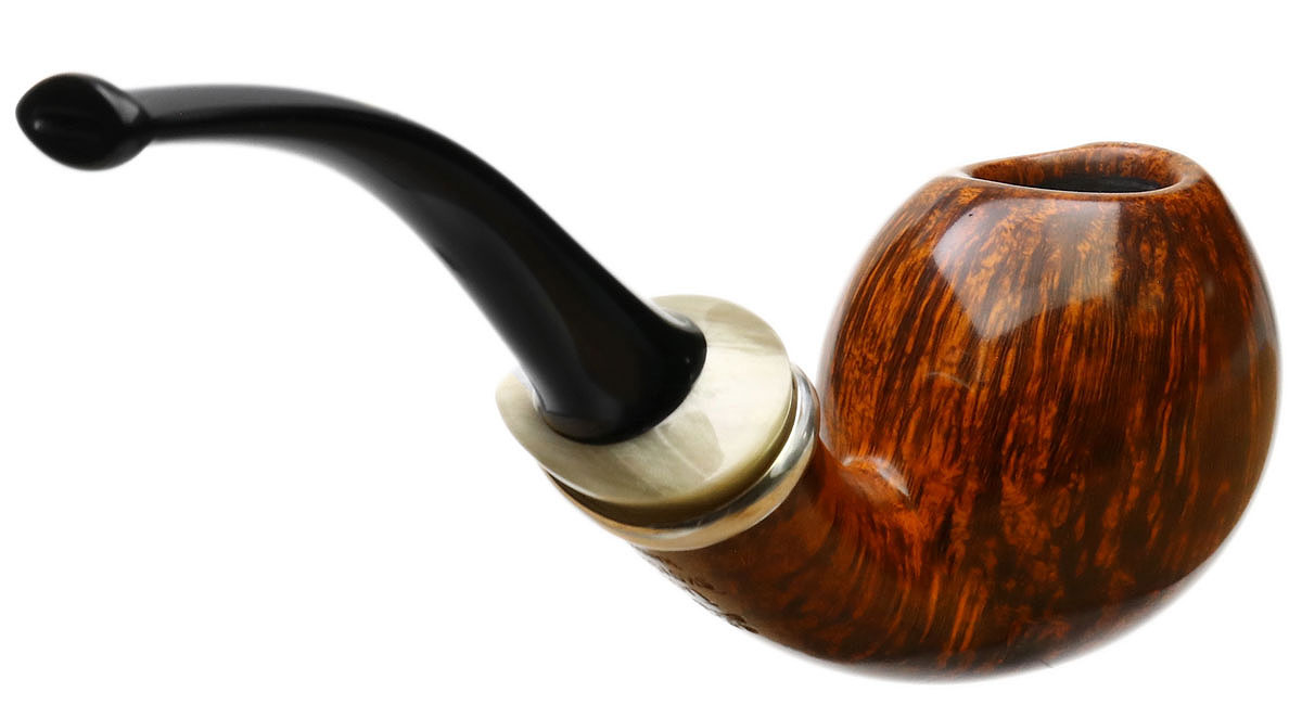 Lasse Skovgaard Smooth Bent Apple with Silver and Horn (Lion)