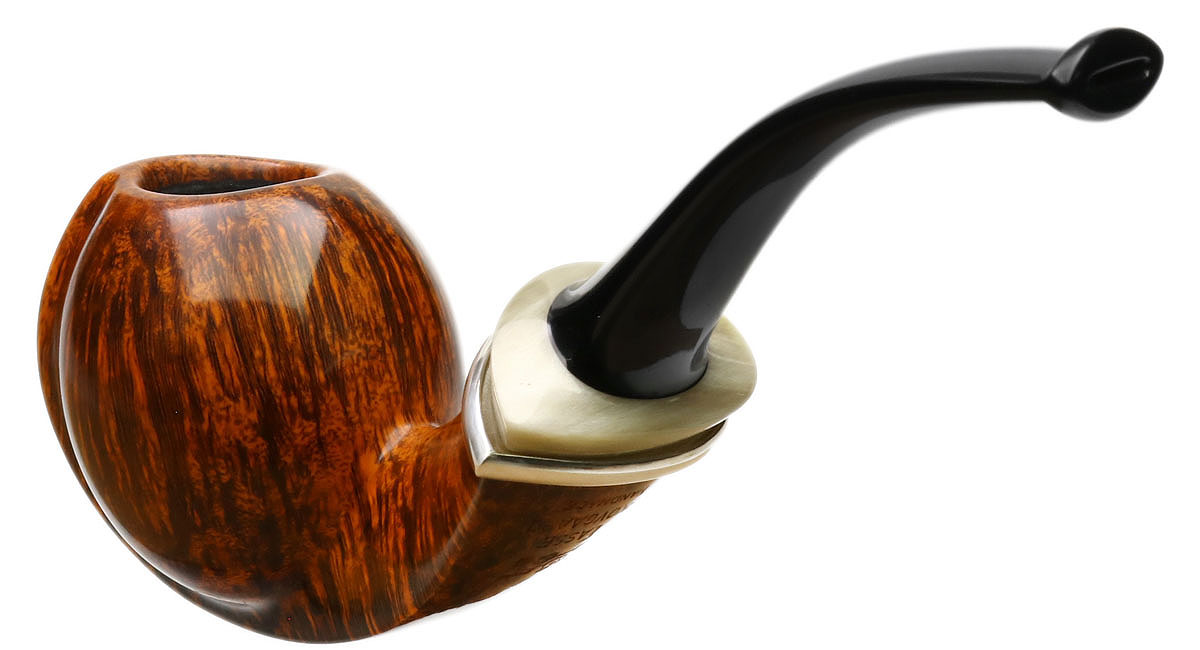 Lasse Skovgaard Smooth Bent Apple with Silver and Horn (Lion)