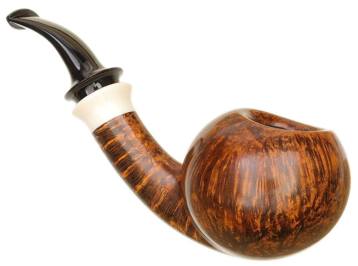 Lasse Skovgaard Smooth Bent Apple with Ivorite (Lion)