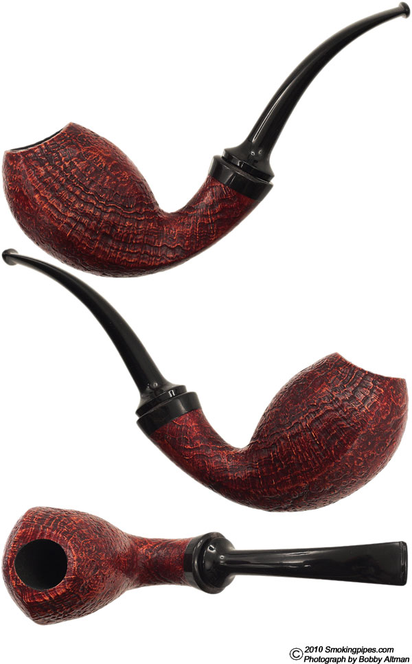 Benni Jorgensen Sandblasted Bent Egg with Horn (Swan)