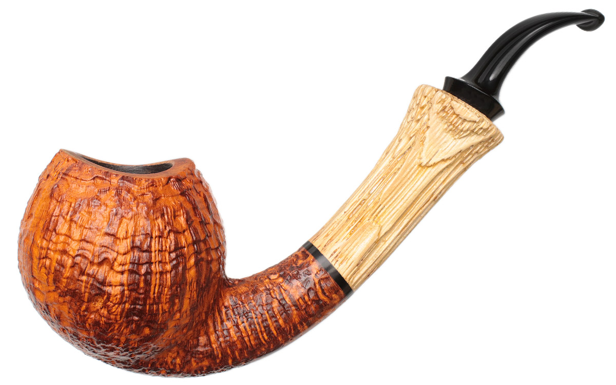 Benni Jorgensen Sandblasted Bent Apple with Oak (40th Anniversary)
