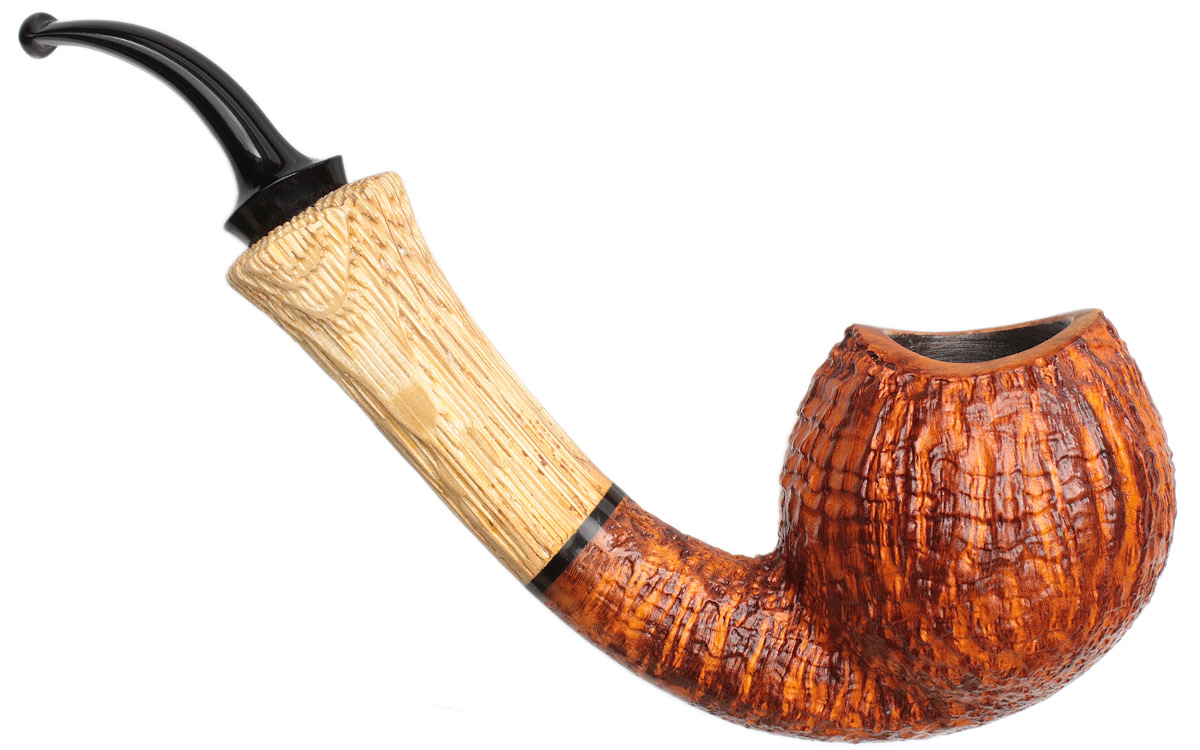 Benni Jorgensen Sandblasted Bent Apple with Oak (40th Anniversary)
