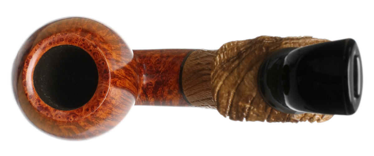 Benni Jorgensen Smooth Bent Egg with Oak (Swan)