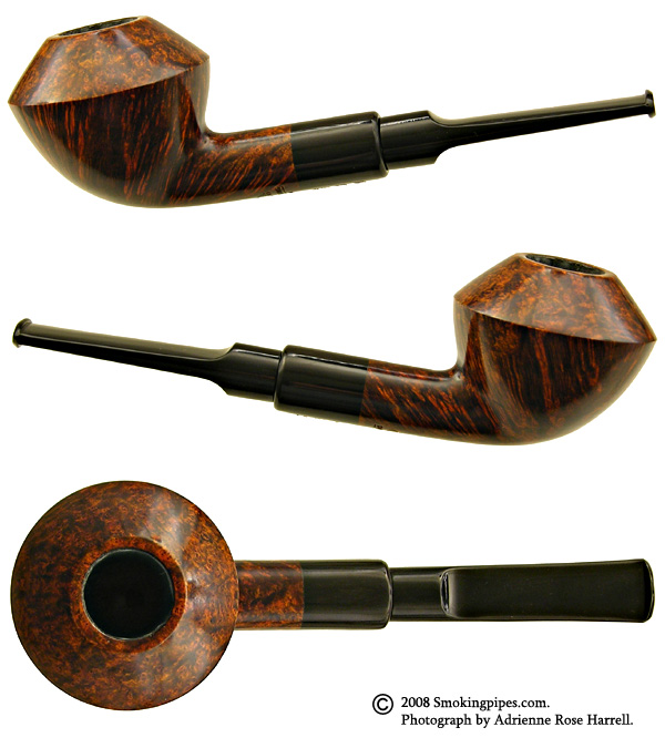 Sara Eltang Smokingpipes.com Christmas Limited Edition Smooth Rhodesian with Horn (2008) (11/30)