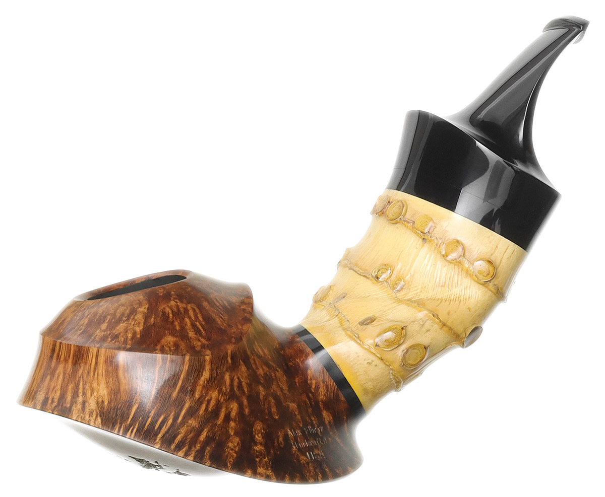 Alex Florov Smooth Volcano with Bamboo | 10th Annual Global Pipe Making Exposition | Daily Reader