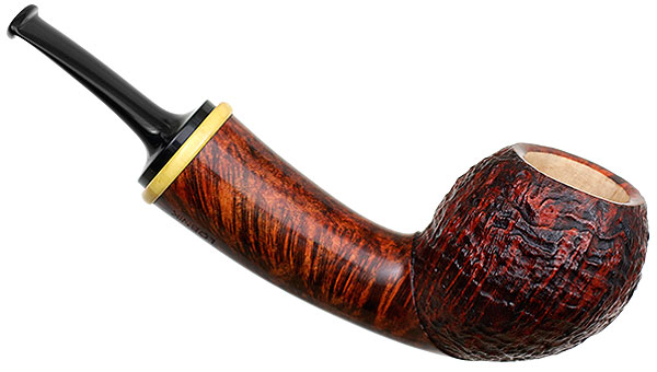 Gregor Lobnik Partially Sandblasted Bent Egg with Boxwood