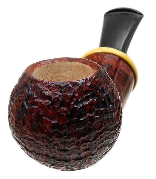Gregor Lobnik Partially Sandblasted Bent Egg with Boxwood