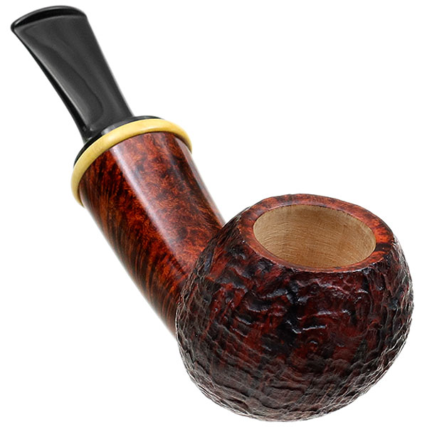 Gregor Lobnik Partially Sandblasted Bent Egg with Boxwood
