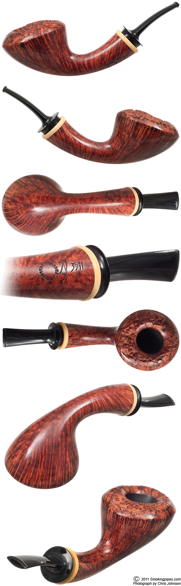 Nanna Ivarsson Smooth Calabash with Boxwood (3911)