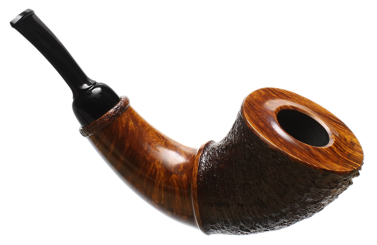 Nanna Ivarsson Partially Sandblasted Horn (4321)