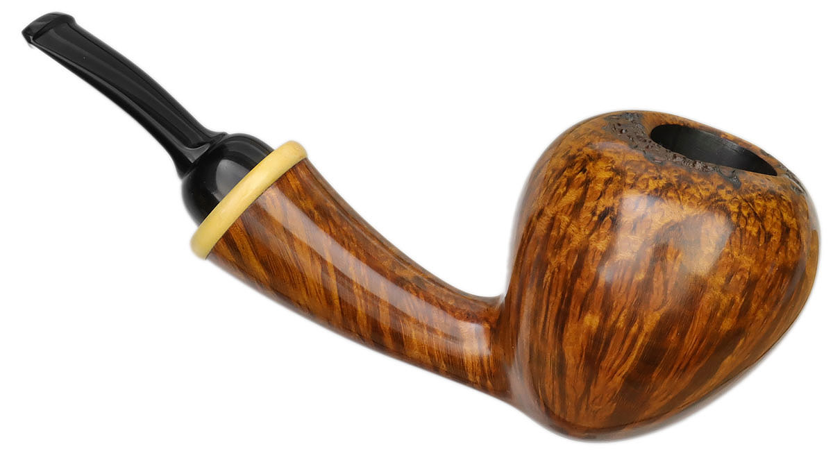 Smooth Acorn with Boxwood (1323) Tobacco Pipe