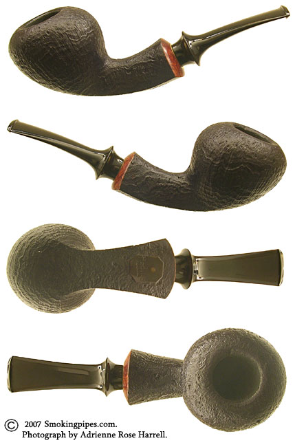 Peter Heding Sandblasted Bent Acorn (Silver Grade)