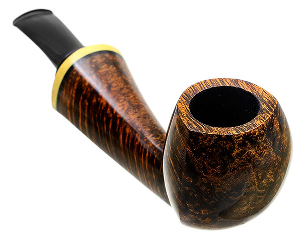 Peter Heding Smooth Long Shanked Bent Egg with Boxwood (Diamond)