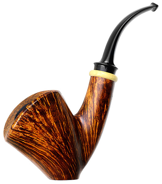 Peter Heding Smooth Bent Dublin Sitter with Boxwood (Diamond)