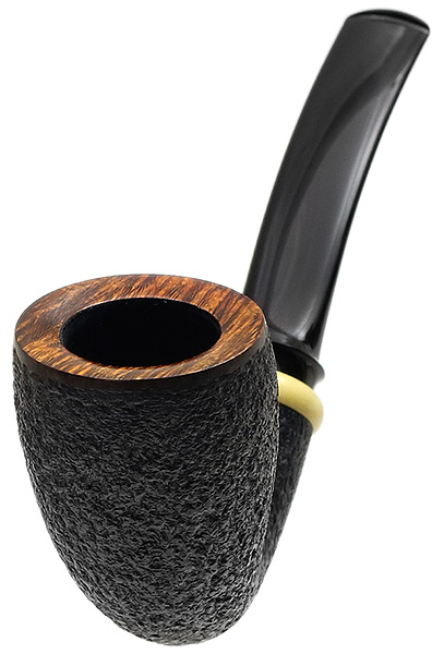 Peter Heding Rusticated Bent Egg with Boxwood (Silver)