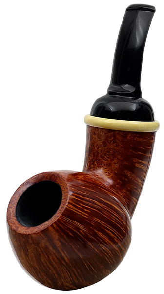 Peter Heding Smooth Bent Brandy with Boxwood (Diamond)