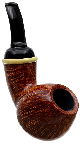 Peter Heding Smooth Bent Brandy with Boxwood (Diamond)
