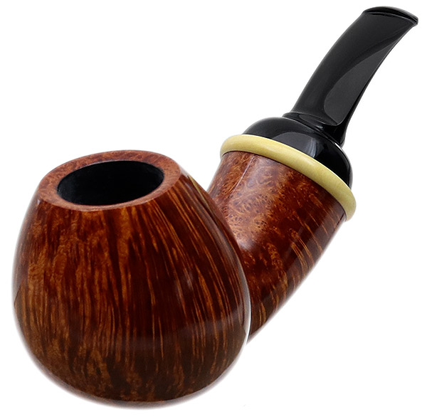 Peter Heding Smooth Bent Brandy with Boxwood (Diamond)