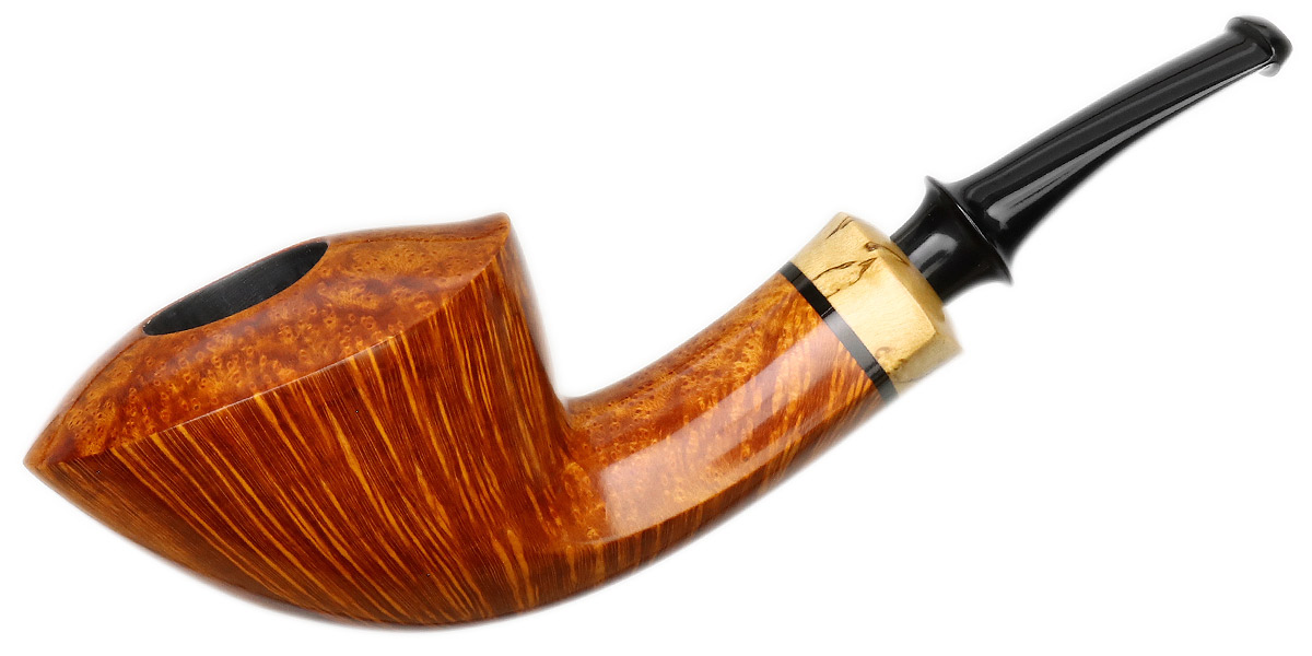 Peter Heding Smooth Bent Dublin with Masur Birch (Diamond)