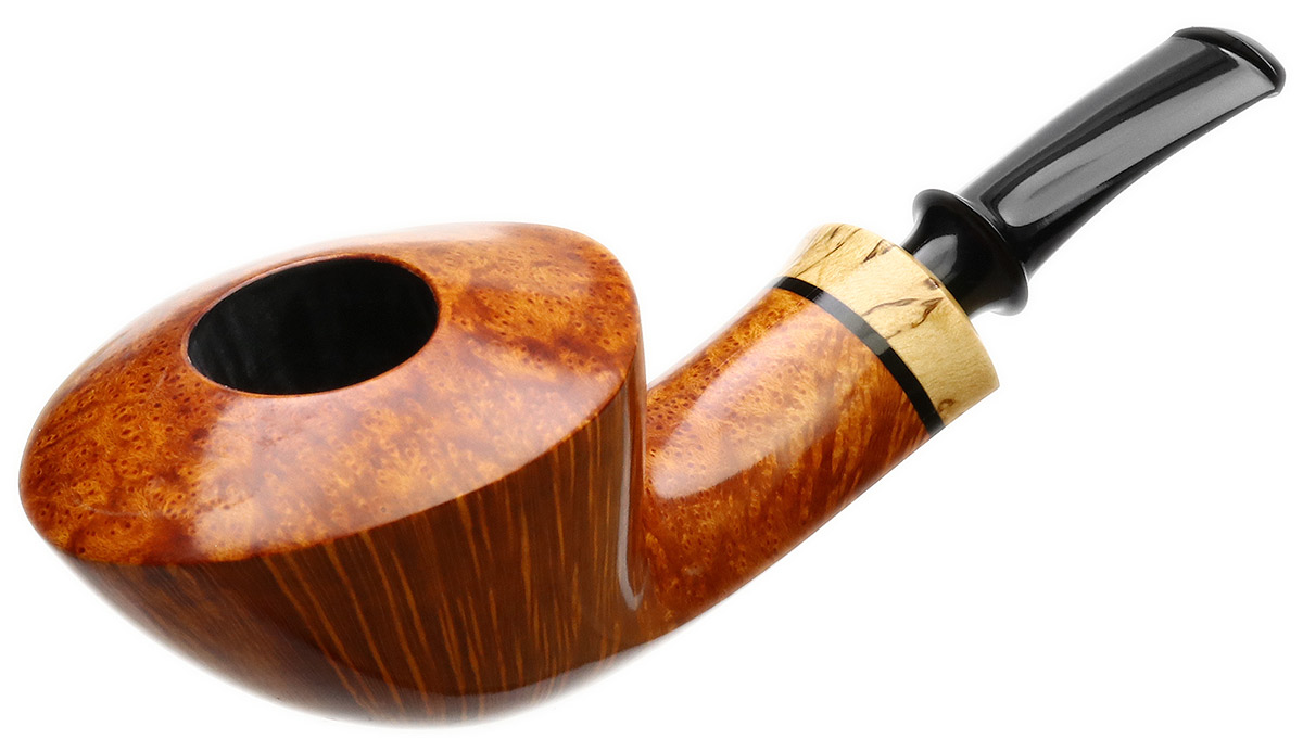Peter Heding Smooth Bent Dublin with Masur Birch (Diamond)