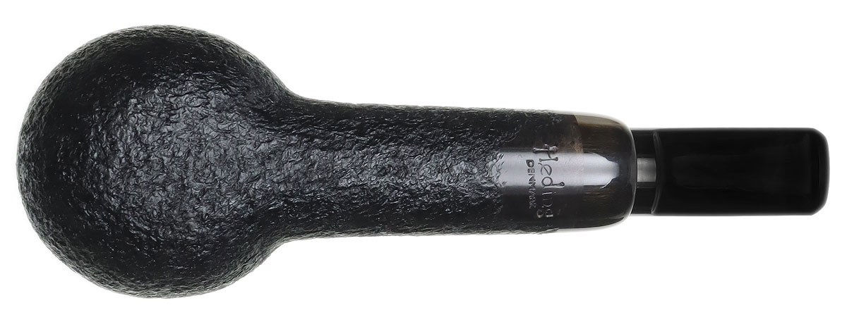 Peter Heding Partially Rusticated Pot with Horn