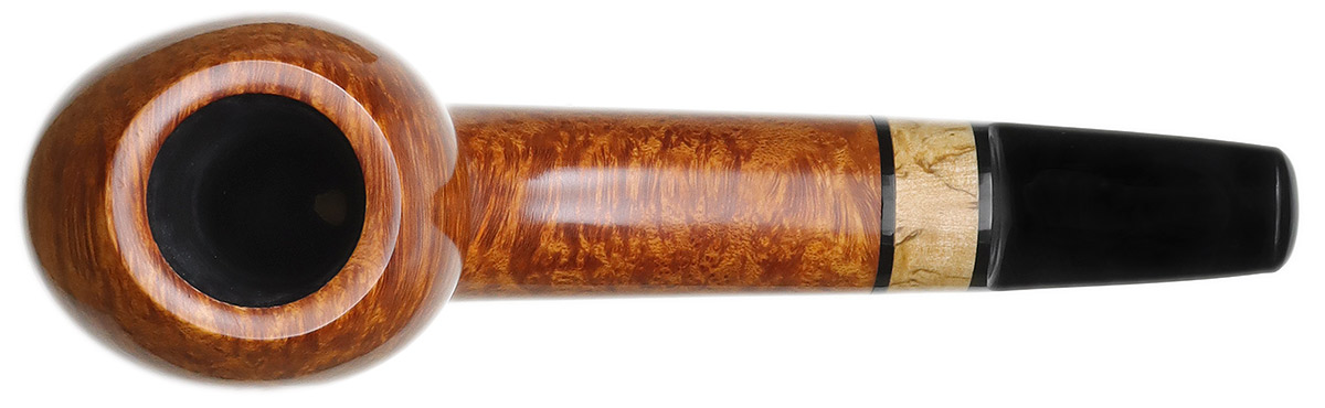 Peter Heding Smooth Long Shank Bent Egg with Masur Birch (Diamond)
