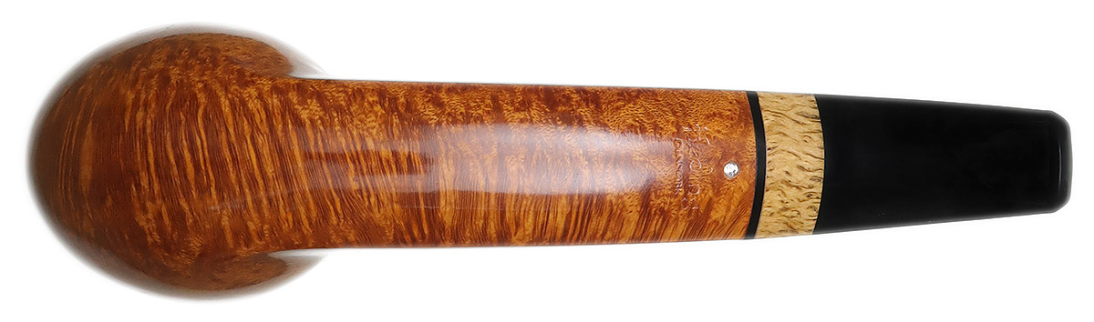 Peter Heding Smooth Long Shank Bent Egg with Masur Birch (Diamond)