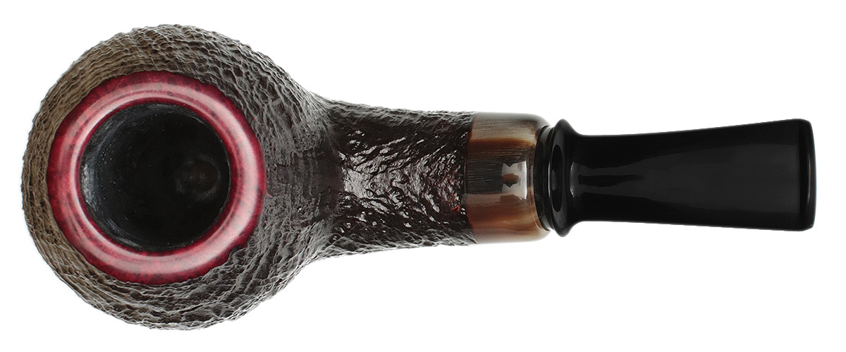 Jess Chonowitsch Sandblasted Bent Brandy with Horn