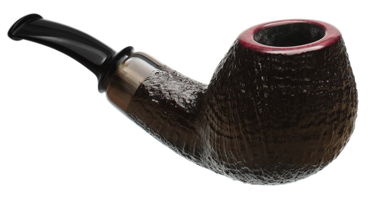 Jess Chonowitsch Sandblasted Bent Brandy with Horn