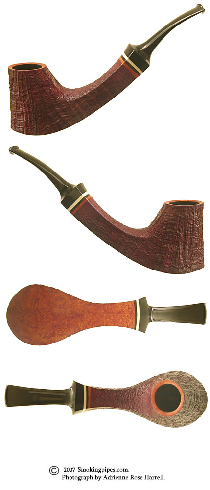 J. Alan Pipes Partially Sandblasted Volcano