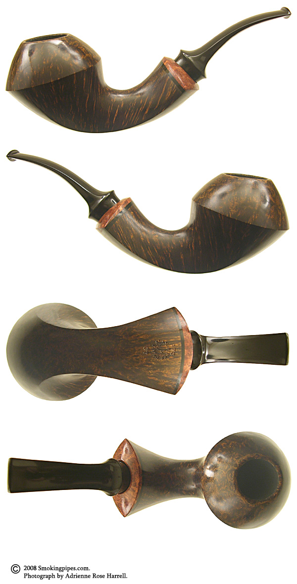 J. Alan Pipes Freehand Rhodesian with Amboyna Burl